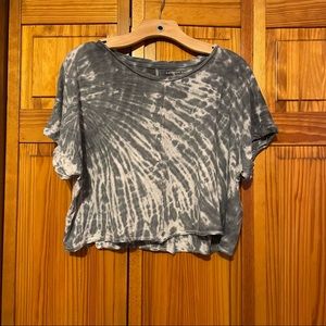 American Eagle Outfitters Cropped Tie Dye T-Shirt